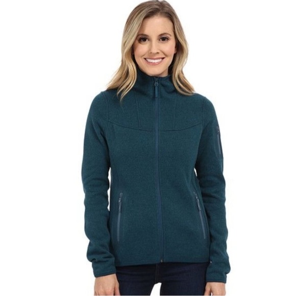 Arc'tery Covert Hoody Long Sleeve Full-Zip Fleece Hoodie Blue Marine Size Small - Picture 6 of 10